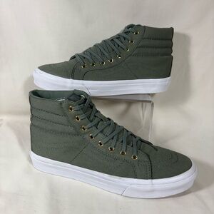 Vans SK8 Hi Core Classic Green Off The Wall Hi Top Sneakers 721356 M's 7.5/W's 9